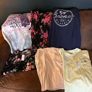 Women’s Lot of tops- Michael Kors, Torrid, Frye, Carhartt- Total of 60 items